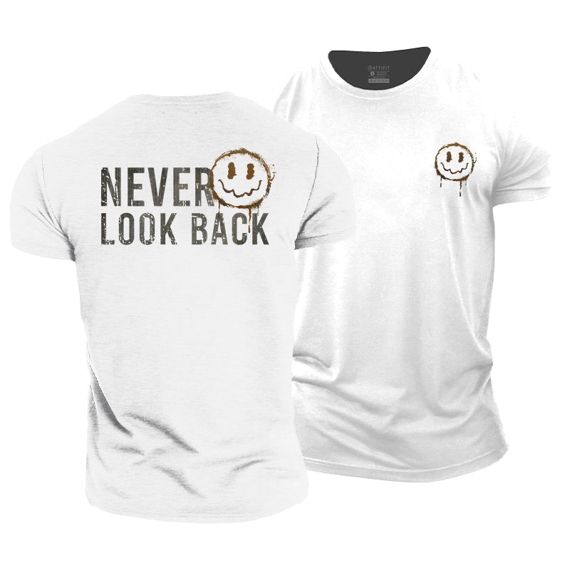 Never Look Back Cotton T-Shirts