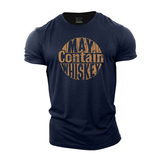 May Contain Whiskey Cotton T-Shirt