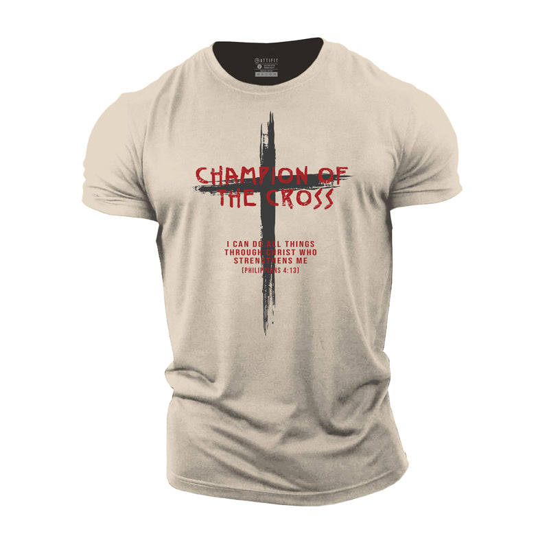 Champion Of The Cross Cotton T-Shirts