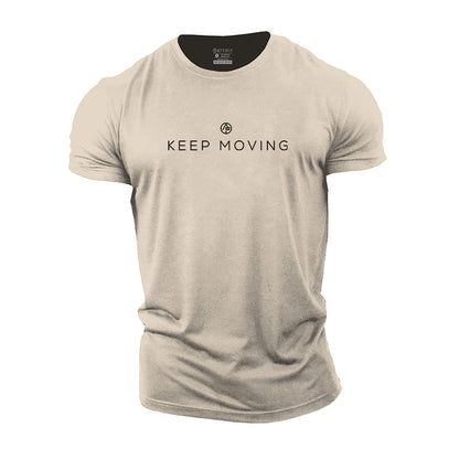 Keep Moving Cotton T-Shirts