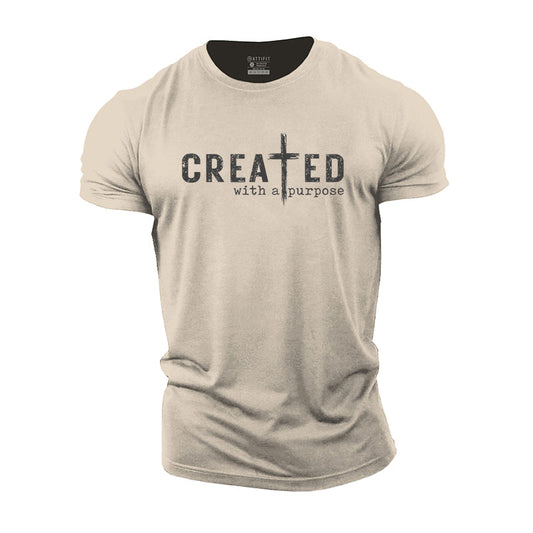 Created With A Purpose Cotton T-Shirts