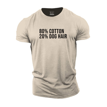 Cotton And Dog Hair Cotton T-Shirt