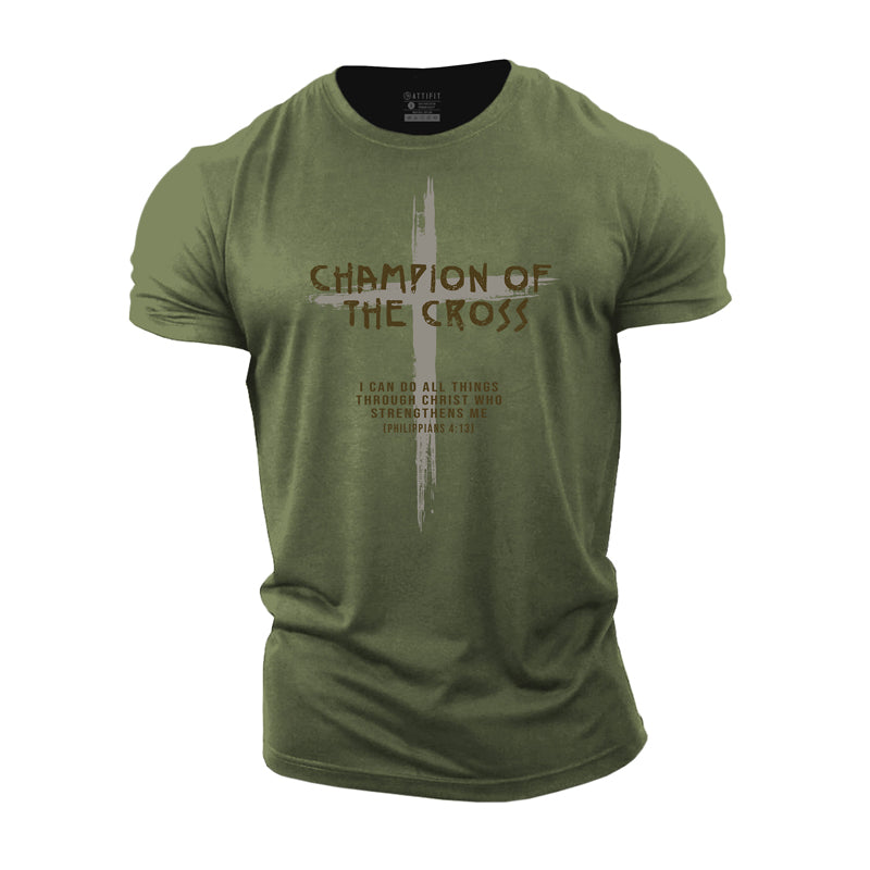 Champion Of The Cross Cotton T-Shirts