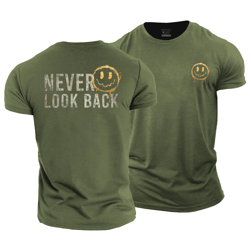 Never Look Back Cotton T-Shirts