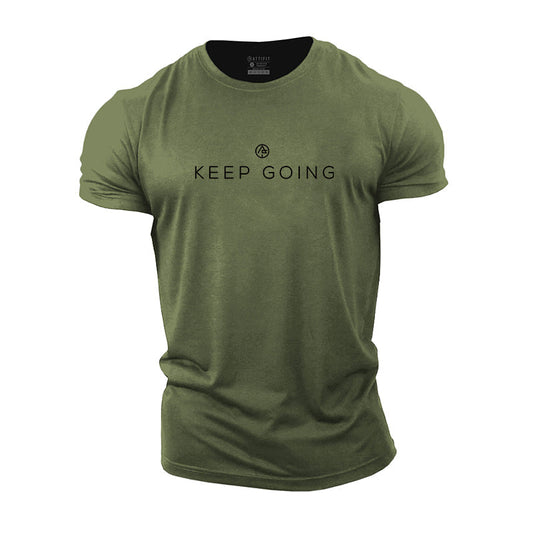 Keep Going Cotton T-Shirts