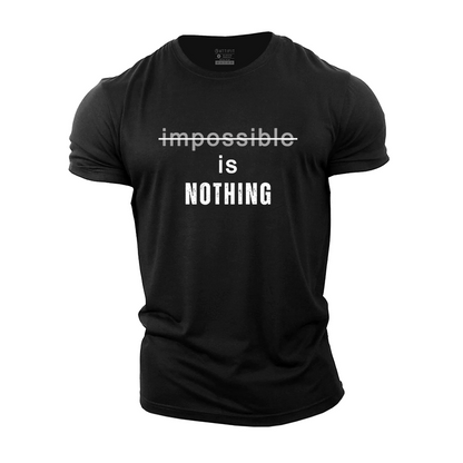 Impossible Is Nothing Cotton T-Shirt