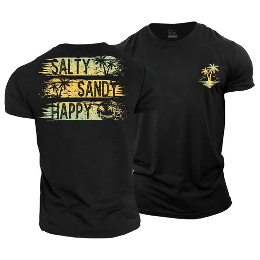 Salty Happy Cotton T-Shirt