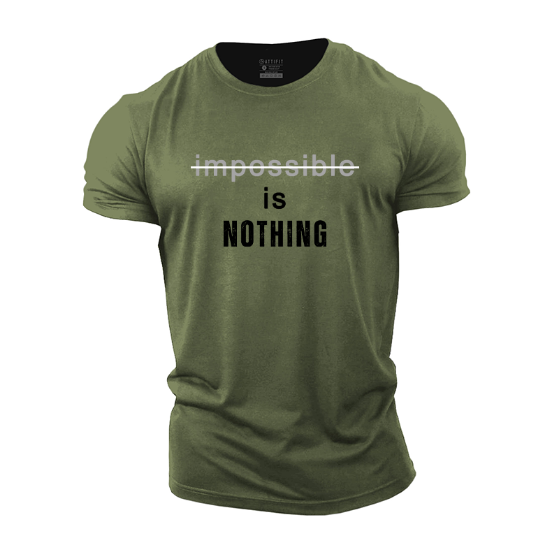 Impossible Is Nothing Cotton T-Shirt