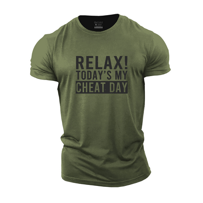 Relax It's My Cheat Day Cotton T-Shirt