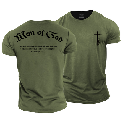 Man Of God Cotton T-Shirt