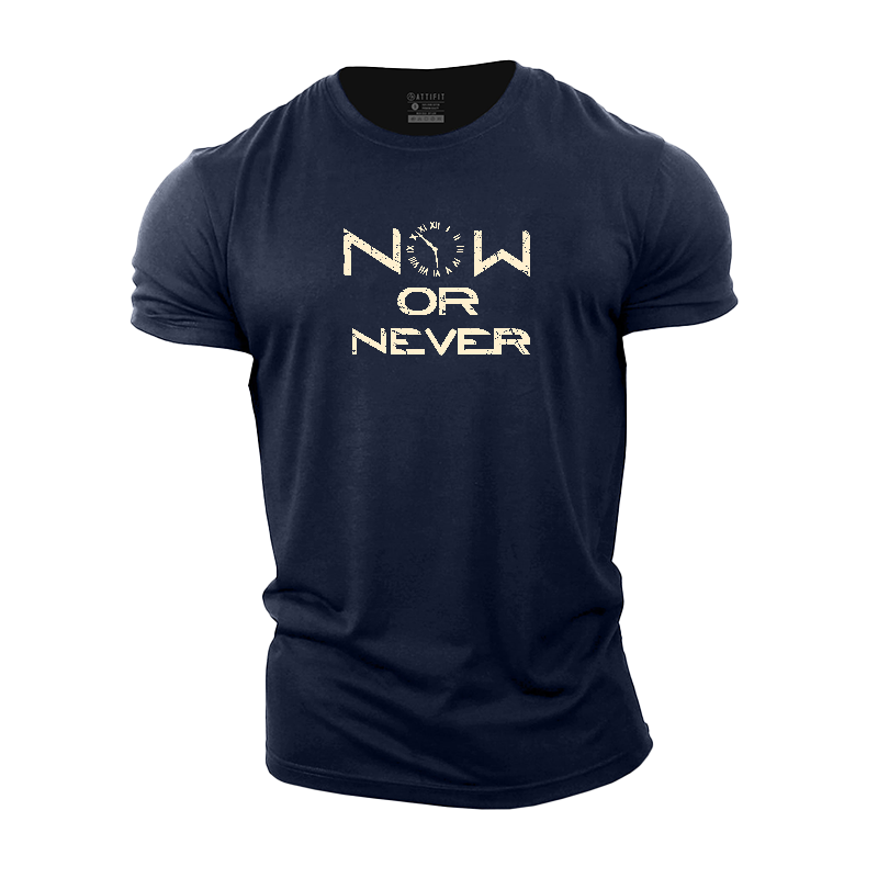 Now Or Never Cotton T-Shirt