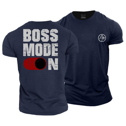 Boss Mode On Cotton T-Shirt