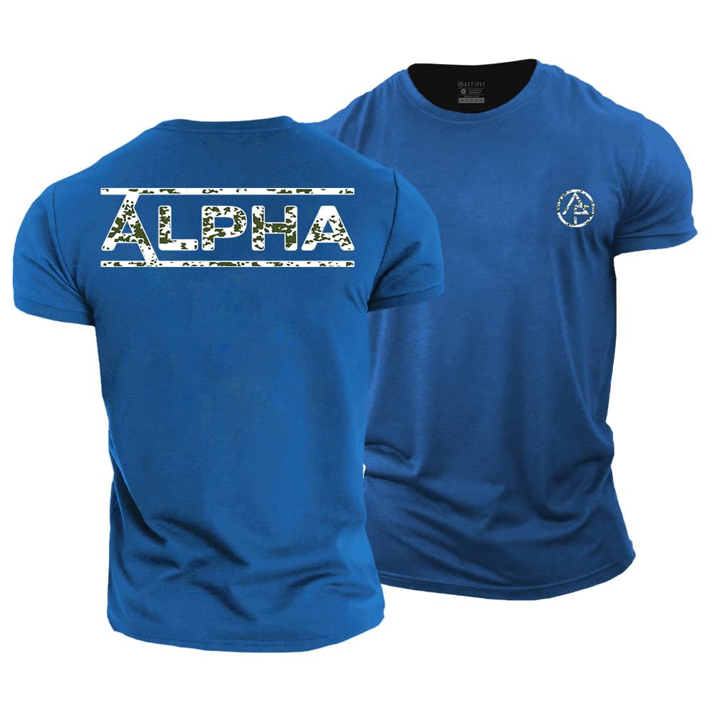 Alpha Camouflage Cotton T-Shirt