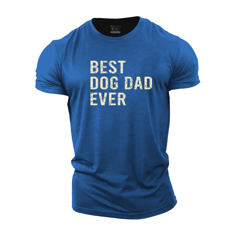 Best Dog Dad Cotton T-Shirt