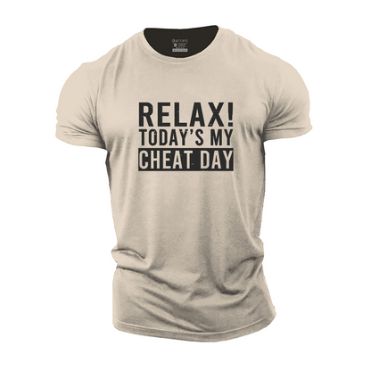 Relax It's My Cheat Day Cotton T-Shirt