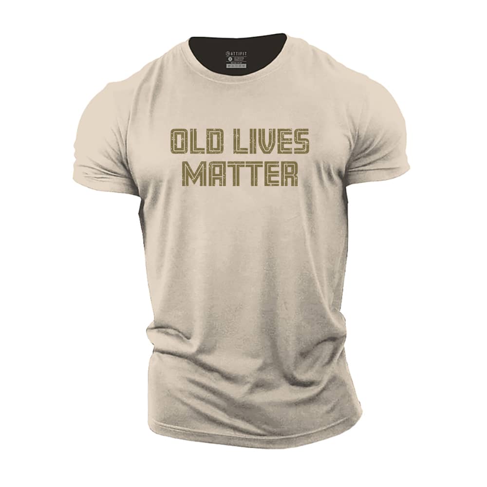 Old Lives Matter Cotton T-Shirt