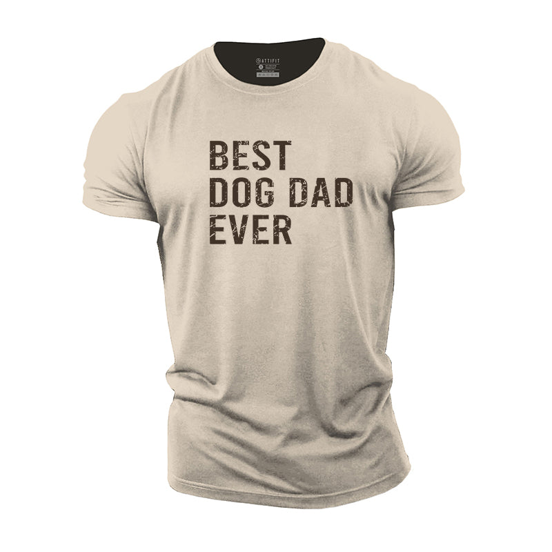 Best Dog Dad Cotton T-Shirt