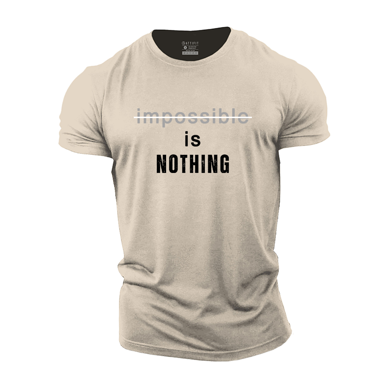 Impossible Is Nothing Cotton T-Shirt