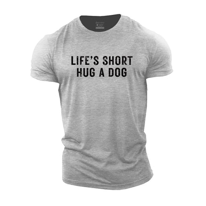 Hug A Dog Cotton T-Shirt