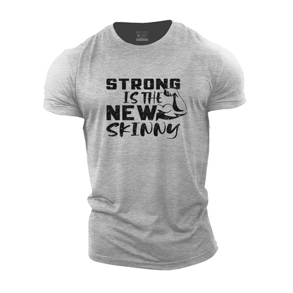 Strong Is the New Skinny Cotton T-Shirt