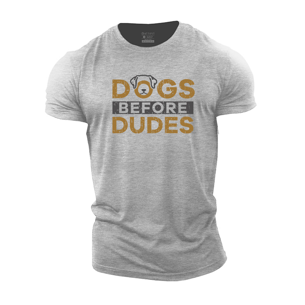 Dogs Before Dudes Cotton T-Shirt