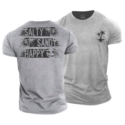 Salty Happy Cotton T-Shirt