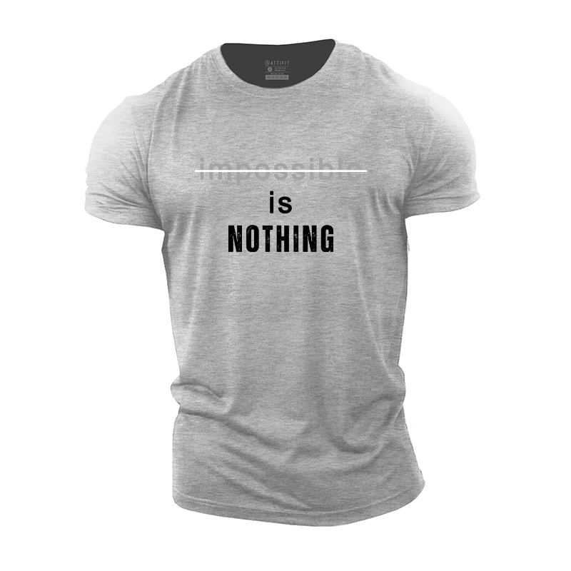 Impossible Is Nothing Cotton T-Shirt