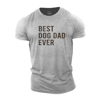 Best Dog Dad Cotton T-Shirt