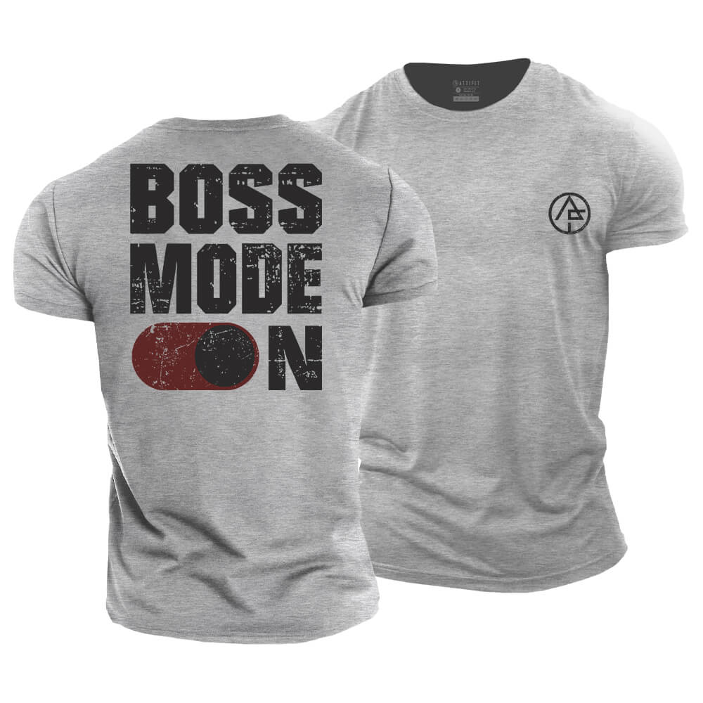 Boss Mode On Cotton T-Shirt