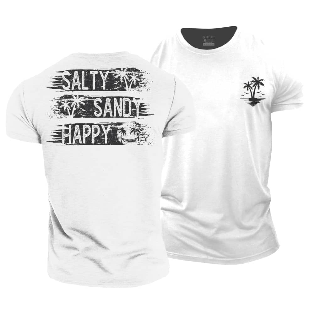 Salty Happy Cotton T-Shirt