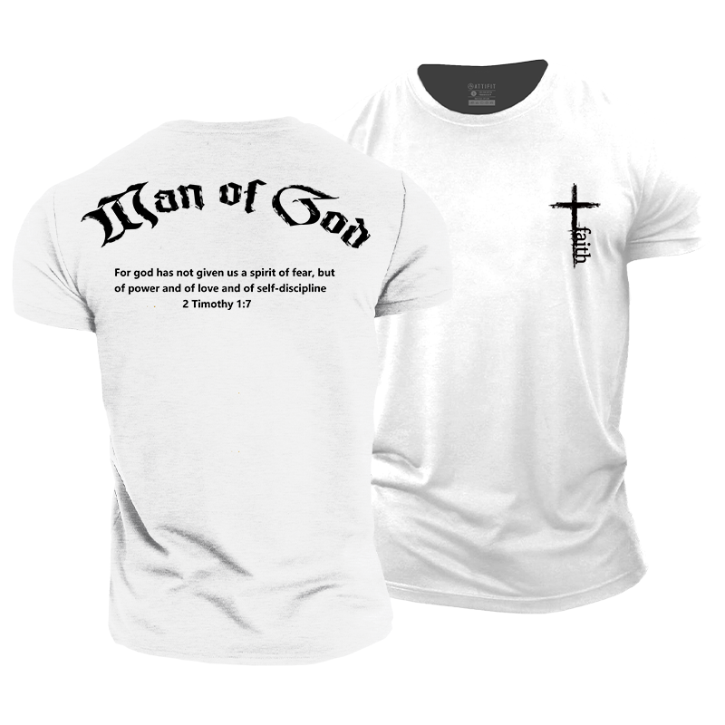 Man Of God Cotton T-Shirt