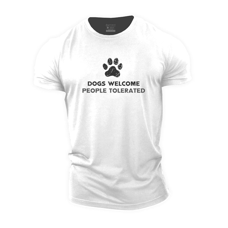 Dogs And People Cotton T-Shirt