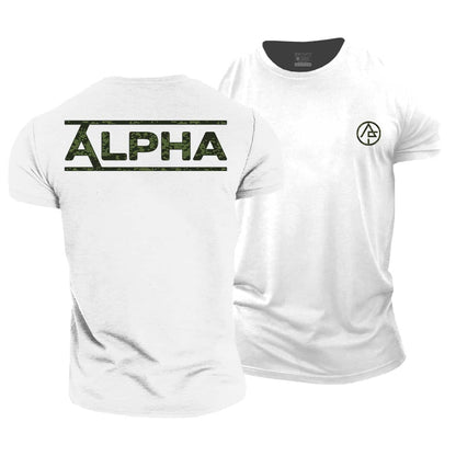 Alpha Camouflage Cotton T-Shirt