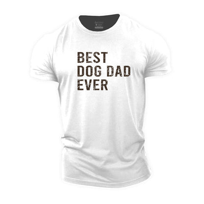 Best Dog Dad Cotton T-Shirt